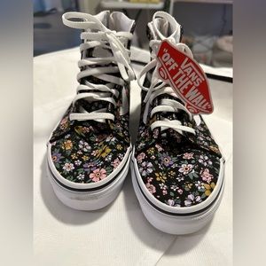 New Kids Floral High Tops Vans
